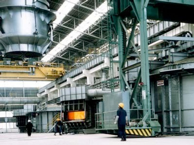 トップチャージ定置式円形溶解炉（55,000kg/Charge、30,000kg/Charge）