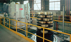 単式カバータイプ銅コイル光輝焼鈍炉（14,000kg/Charge）