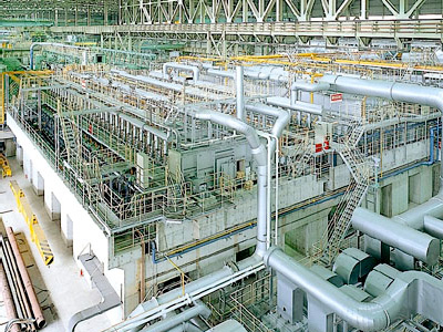 超大型高性能ウォーキングビーム式鋼管熱処理炉（200,000kg/H）