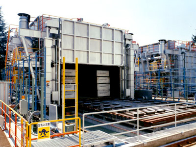 バッチ式スラブプレソーキング炉（240,000kg/Charge）
