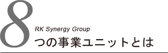 8つの事業ユニットとは